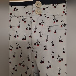 Anthropologie Cartonnier straight leg floral pant size 6